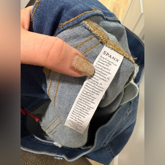 Spanx EveryWEAR FLARE High-Rise Stretch-Denim Jeans - Picture 8 of 11